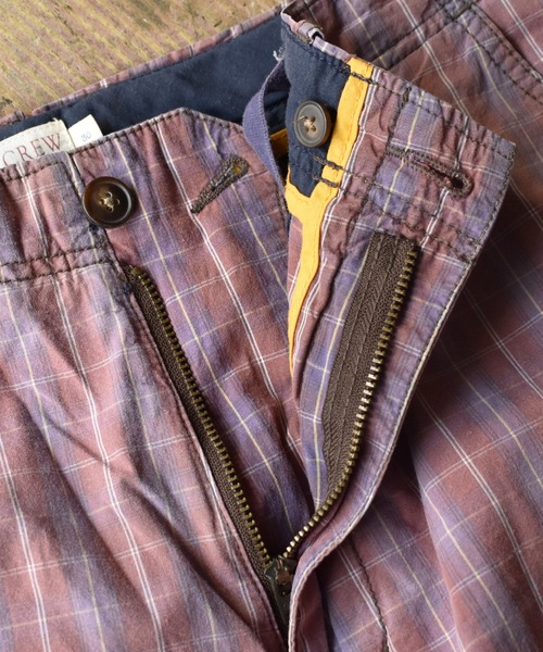 J.CREW(ジェイクルー)の「【ヴィンテージ古着】J.CREW チェック柄 コットン ショートパンツ(その他パンツ・メンズ・ピンク・30 inch)」の6枚目の写真