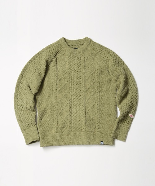MAGIC NUMBER(マジック ナンバー)の「【MAGIC NUMBER】SHAGGY YARN CABLE CREW KNIT(ニット/セーター・メンズ・オフホワイト/オリーブ・MEDIUM/LARGE/X-LARGE)」の19枚目の写真