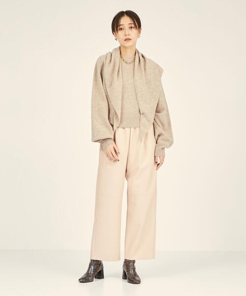 BRACTMENT（ブラクトメント）の「＜BRACTMENT(ブラクトメント)＞BM フェイクレザー カラー パンツ（その他パンツ・レディース・オフホワイト/ライトピンク/ライラック・FREE）」の20枚目の写真