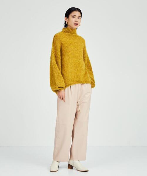 BRACTMENT（ブラクトメント）の「＜BRACTMENT(ブラクトメント)＞BM フェイクレザー カラー パンツ（その他パンツ・レディース・オフホワイト/ライトピンク/ライラック・FREE）」の22枚目の写真