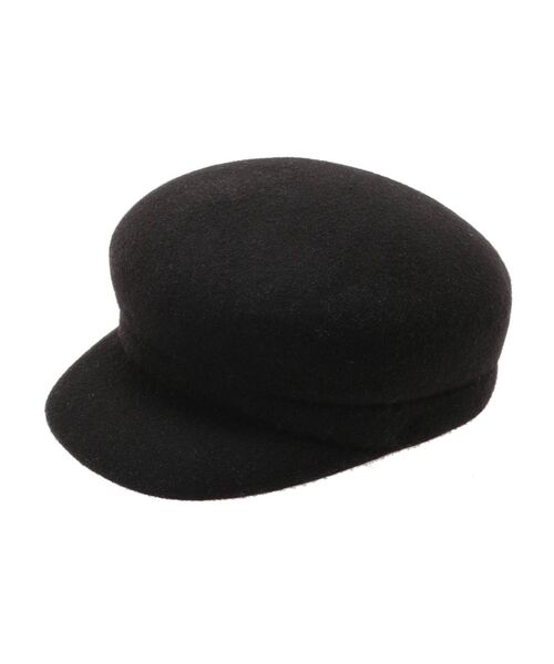 GYDA(ジェイダ)の「フェルトジョッキーキャップ(キャップ・レディース・ベージュ/ブラック・FREE)」の6枚目の写真