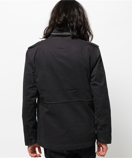 WEGO（ウィゴー）の「WEGO/綿ツイルM－65（ミリタリージャケット・メンズ・ブラック/カーキ・MEDIUM/LARGE）」の12枚目の写真