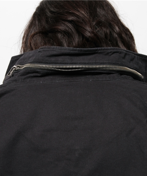 WEGO（ウィゴー）の「WEGO/綿ツイルM－65（ミリタリージャケット・メンズ・ブラック/カーキ・MEDIUM/LARGE）」の8枚目の写真