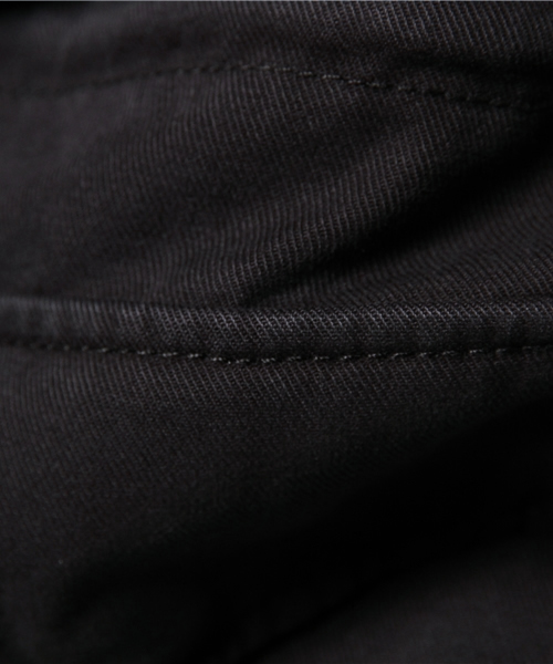 WEGO（ウィゴー）の「WEGO/綿ツイルM－65（ミリタリージャケット・メンズ・ブラック/カーキ・MEDIUM/LARGE）」の3枚目の写真