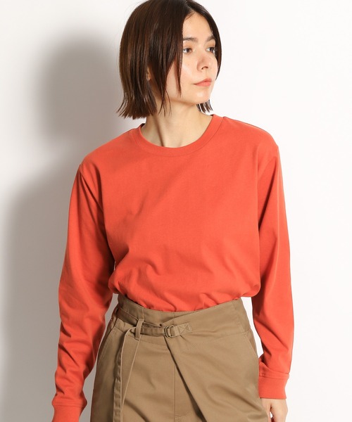 niko and...（ニコアンド）の「USAコットンUVカットロンT（Tシャツ/カットソー・レディース・ブラック/グリーン/アイボリー/オフホワイト/レッド・MEDIUM/LARGE）」の5枚目の写真