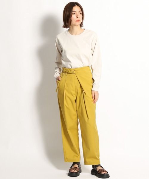 niko and...（ニコアンド）の「USAコットンUVカットロンT（Tシャツ/カットソー・レディース・ブラック/グリーン/アイボリー/オフホワイト/レッド・MEDIUM/LARGE）」の19枚目の写真