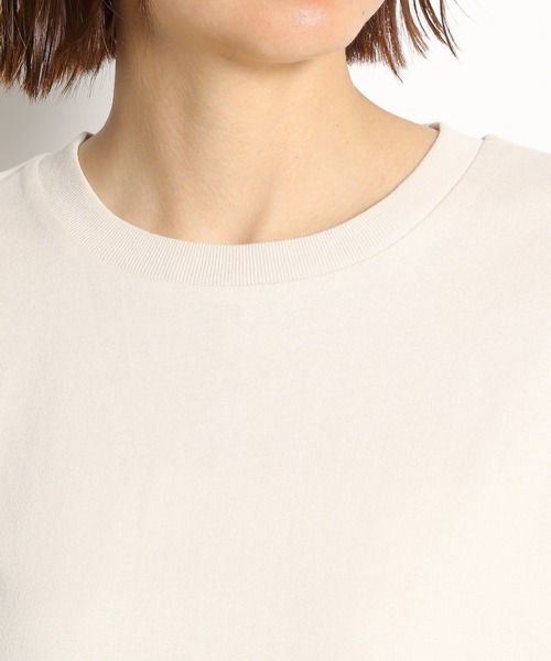 niko and...（ニコアンド）の「USAコットンUVカットロンT（Tシャツ/カットソー・レディース・ブラック/グリーン/アイボリー/オフホワイト/レッド・MEDIUM/LARGE）」の10枚目の写真