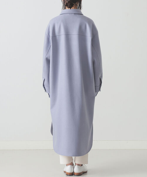 BEAMS LIGHTS（ビームスライツ）の「BEAMS LIGHTS / メルトン CPO コート（その他アウター・レディース・ネイビー/ブルー系その他/コーラル・ONE SIZE）」の11枚目の写真