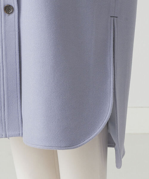 BEAMS LIGHTS（ビームスライツ）の「BEAMS LIGHTS / メルトン CPO コート（その他アウター・レディース・ネイビー/ブルー系その他/コーラル・ONE SIZE）」の9枚目の写真