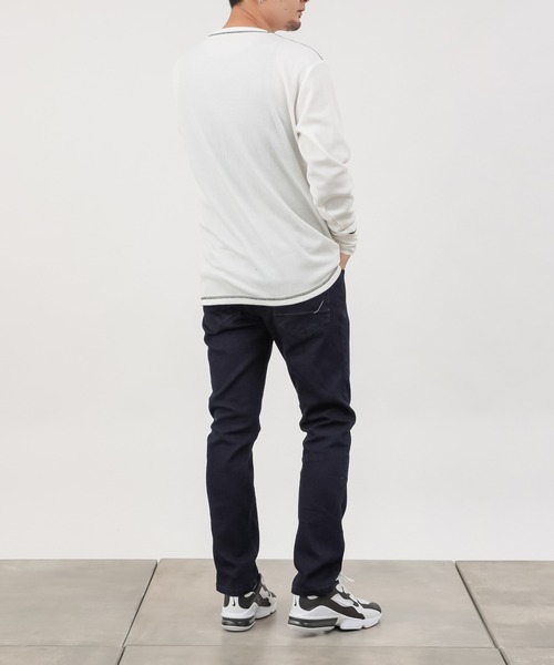 COLONY 2139（コロニートゥーワンスリーナイン）の「BIGピスネームワッフルガゼット付き長袖Tシャツ（Tシャツ/カットソー・メンズ・ホワイト/ブラック/グレー/カーキ・MEDIUM/LARGE/X-LARGE）」の15枚目の写真