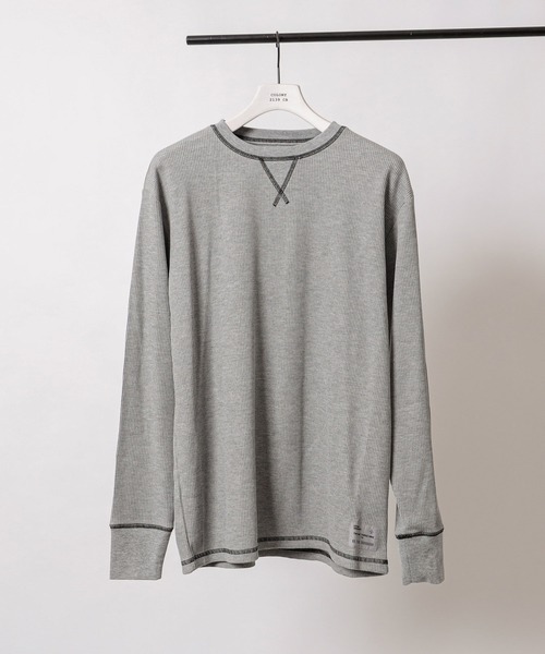 COLONY 2139（コロニートゥーワンスリーナイン）の「BIGピスネームワッフルガゼット付き長袖Tシャツ（Tシャツ/カットソー・メンズ・ホワイト/ブラック/グレー/カーキ・MEDIUM/LARGE/X-LARGE）」の7枚目の写真