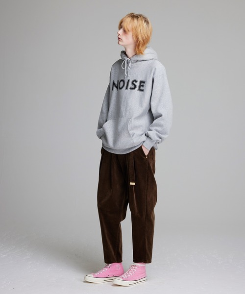 NOISE MAKER(ノイズメーカー)の「シンプルロゴパーカー(裏起毛)(パーカー・メンズ・グレー/ブラック・MEDIUM/X-LARGE/LARGE)」の12枚目の写真