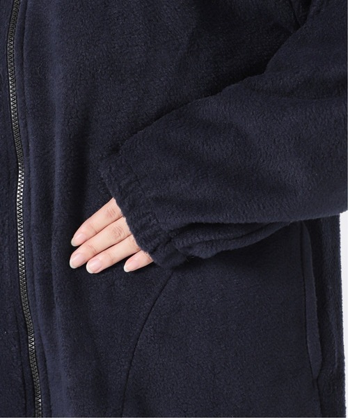 SLOBE IENA（スローブイエナ）の「【SUNRISE MILL】 YERGER フリースジャケット【洗濯機洗い可】◆（ブルゾン・レディース・ネイビー/ブラック・FREE）」の18枚目の写真