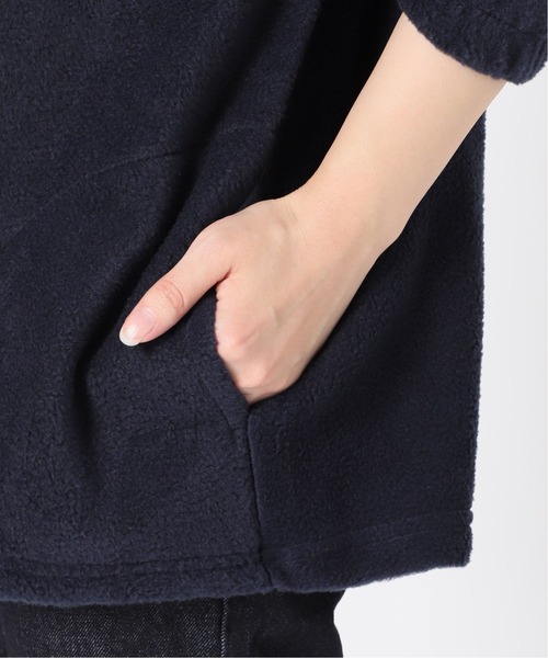 SLOBE IENA（スローブイエナ）の「【SUNRISE MILL】 YERGER フリースジャケット【洗濯機洗い可】◆（ブルゾン・レディース・ネイビー/ブラック・FREE）」の19枚目の写真