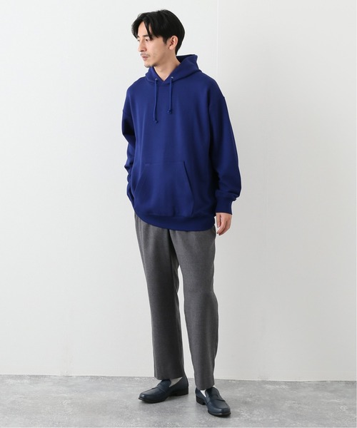 EDIFICE LA BOUCLE（エディフィスラブークル）の「【LA BOUCLE / ラブークル】ワイドフードスウェット フレンチテリー（パーカー・メンズ・ホワイト/グレー/ブルー・1/2/3）」の16枚目の写真