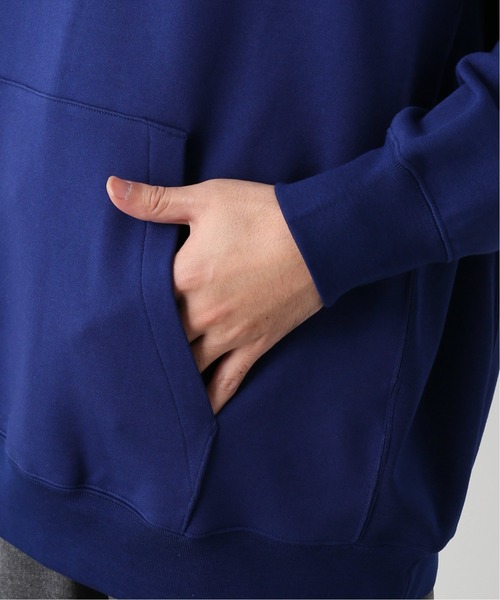 EDIFICE LA BOUCLE（エディフィスラブークル）の「【LA BOUCLE / ラブークル】ワイドフードスウェット フレンチテリー（パーカー・メンズ・ホワイト/グレー/ブルー・1/2/3）」の17枚目の写真