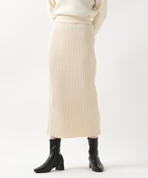 ALAND | 3.3Field Trip／RIBニットロングスカート   2239281(スカート)