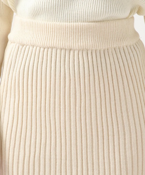 ALAND(エーランド)の「3.3Field Trip/RIBニットロングスカート 2239281(スカート・レディース・ブラック/ブラウン/アイボリー・FREE)」の16枚目の写真