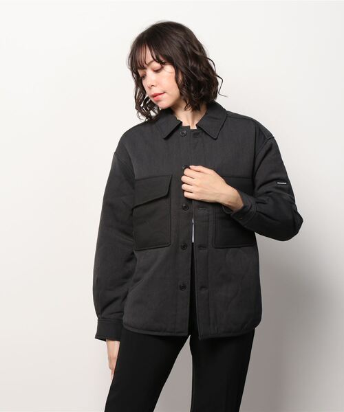 MANASTASH(マナスタッシュ)の「MANASTASH/マナスタッシュ W's PADDING JKT パディングジャケット(ブルゾン・レディース・ナチュラル/チャコール・MEDIUM)」の8枚目の写真