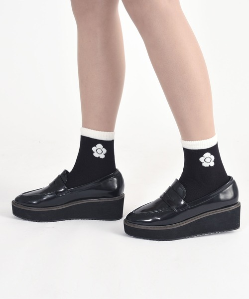 MARY QUANT(マリークワント)の「デイジーウォーム ソックス(ソックス/靴下・レディース・ブラック/ベージュ/レッド/イエロー・FREE)」の10枚目の写真
