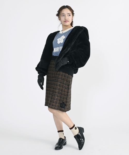 MARY QUANT(マリークワント)の「デイジーウォーム ソックス(ソックス/靴下・レディース・ブラック/ベージュ/レッド/イエロー・FREE)」の9枚目の写真