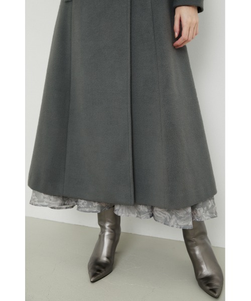 rienda（リエンダ）の「＃シンデレララインコート（チェスターコート・レディース・ブラック/ライトベージュ/ライトブルー・SMALL/MEDIUM）」の10枚目の写真