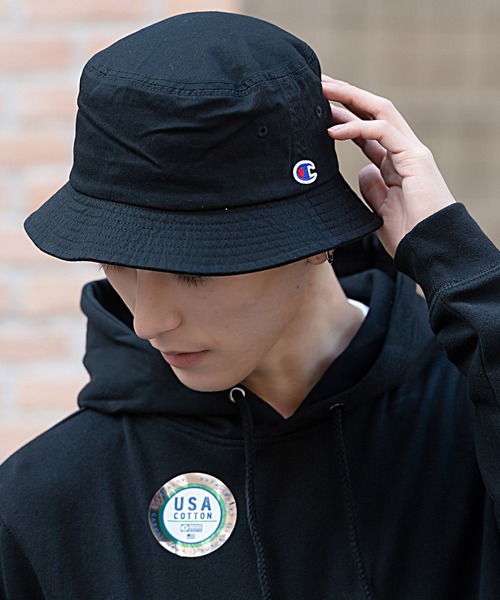 Champion(チャンピオン)の「『Champion/チャンピオン』Cロゴバケットハット(ハット・メンズ・ブラック/ホワイト・FREE)」の7枚目の写真
