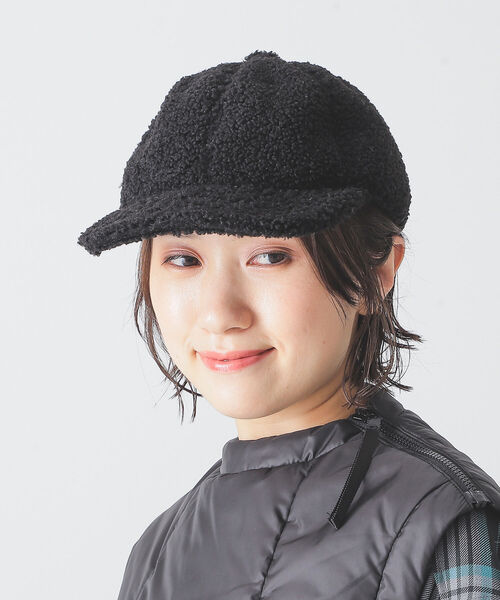BEAMS LIGHTS(ビームスライツ)の「Traditional Weatherwear / BOA キャップ(キャップ・レディース・ブラック/オフホワイト・ONE SIZE)」の2枚目の写真