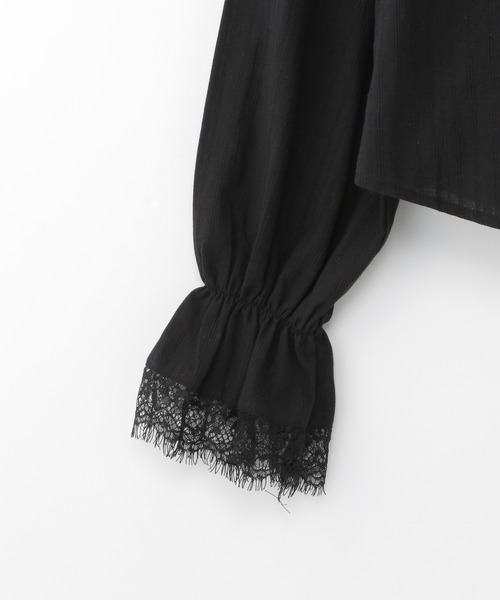 Heather(ヘザー)の「あいねねBIGエリブラウス 257754(シャツ/ブラウス・レディース・ブラック/オフホワイト・FREE)」の21枚目の写真