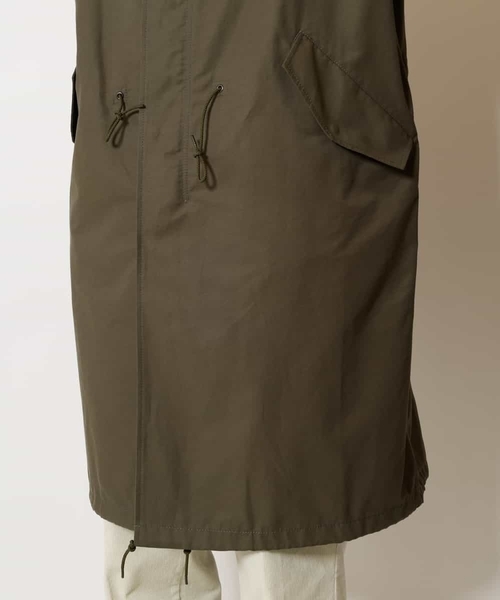 a.v.v(アーヴェヴェ)の「【イージーケア/洗濯機で洗える】ワイドシルエットスタンドモッズコート(モッズコート・メンズ・カーキ・44/46/48)」の20枚目の写真