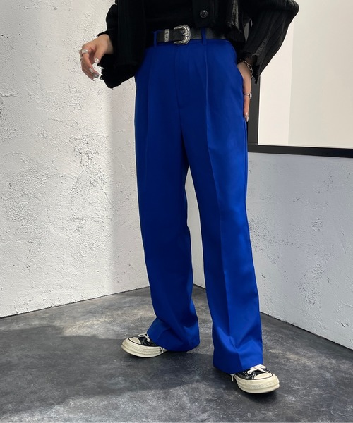 apres jour mignon(アプレジュールミニョン)の「センタープレススラックス【ZOZOTOWN限定アイテム】(スラックス・レディース・ブルー/マスタード/ブラック/グリーン系その他2/ボルドー・X-LARGE/SMALL/MEDIUM)」の22枚目の写真