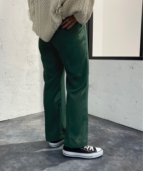 apres jour mignon(アプレジュールミニョン)の「センタープレススラックス【ZOZOTOWN限定アイテム】(スラックス・レディース・ブルー/マスタード/ブラック/グリーン系その他2/ボルドー・X-LARGE/SMALL/MEDIUM)」の18枚目の写真