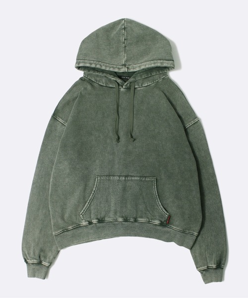 one way（ワンウェイ）の「【oneway Jeans】フード付きBACKロゴプルオーバー（パーカー・レディース・ホワイト/ライトブルー/ブラック/レッド/ライトグリーン・FREE）」の3枚目の写真