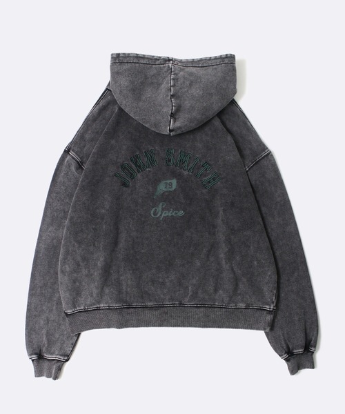 one way（ワンウェイ）の「【oneway Jeans】フード付きBACKロゴプルオーバー（パーカー・レディース・ホワイト/ライトブルー/ブラック/レッド/ライトグリーン・FREE）」の15枚目の写真