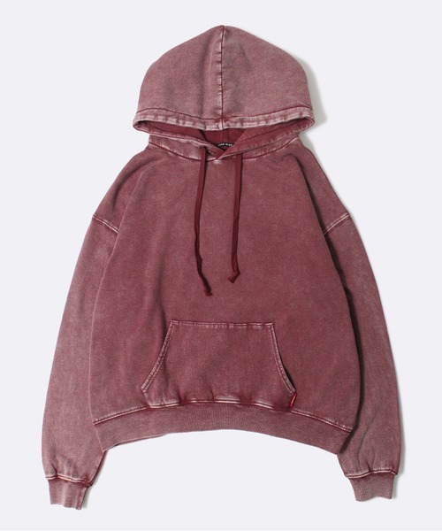 one way（ワンウェイ）の「【oneway Jeans】フード付きBACKロゴプルオーバー（パーカー・レディース・ホワイト/ライトブルー/ブラック/レッド/ライトグリーン・FREE）」の7枚目の写真