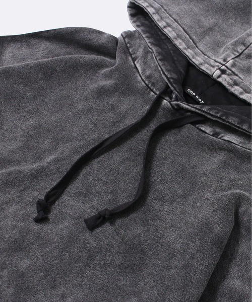 one way（ワンウェイ）の「【oneway Jeans】フード付きBACKロゴプルオーバー（パーカー・レディース・ホワイト/ライトブルー/ブラック/レッド/ライトグリーン・FREE）」の17枚目の写真