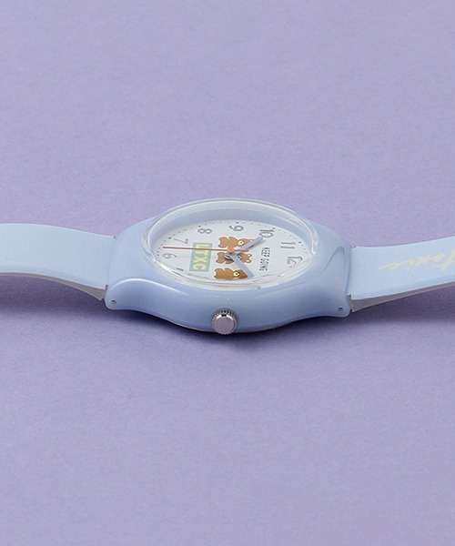LOVETOXIC(ラブトキシック)の「クマプラウォッチ(アナログ腕時計・キッズ・サックスブルー/ベージュ・FREE)」の7枚目の写真