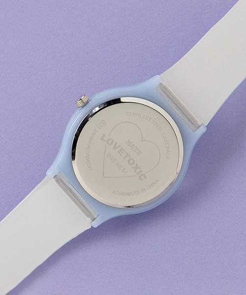 LOVETOXIC(ラブトキシック)の「クマプラウォッチ(アナログ腕時計・キッズ・サックスブルー/ベージュ・FREE)」の8枚目の写真