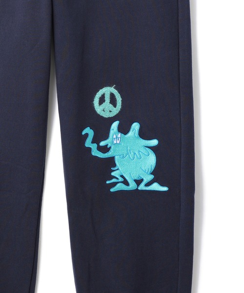 XLARGE(エクストララージ)の「PEACE WORLD SWEAT PANTS(その他パンツ・メンズ・ブラック/ネイビー/グリーン・S/M/L/XL)」の10枚目の写真