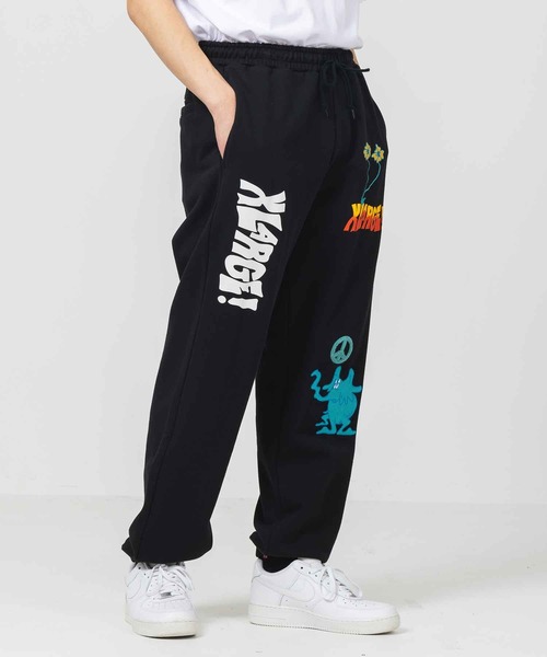 XLARGE(エクストララージ)の「PEACE WORLD SWEAT PANTS(その他パンツ・メンズ・ブラック/ネイビー/グリーン・S/M/L/XL)」の12枚目の写真