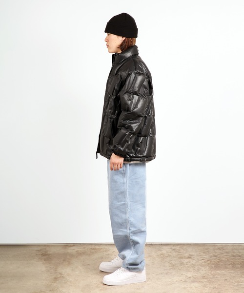 HUF(ハフ)の「HUF MONOGRAM PUFFER JACKET / HUF ジャケット(ダウンジャケット/コート・メンズ・ブラック/ダークグリーン・MEDIUM/LARGE/X-LARGE/XX-LARGE)」の9枚目の写真