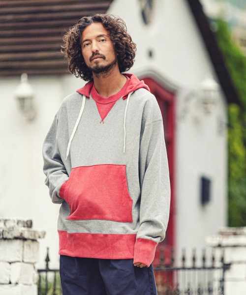 MARBLES(マーブルズ)の「MARBLES (マーブルズ)mpa2747-DOUBLE FACE VNTG PARKA ダブルフェイスパーカー(パーカー・メンズ・ネイビー/レッド・LARGE/MEDIUM/SMALL/X-LARGE)」の2枚目の写真