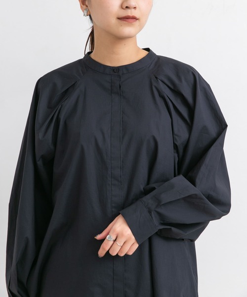 KBF（ケイビーエフ）の「タックショルダーシャツ（シャツ/ブラウス・レディース・ホワイト/ネイビー/カーキ/ピンク・ONE）」の18枚目の写真