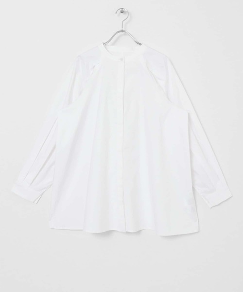 KBF（ケイビーエフ）の「タックショルダーシャツ（シャツ/ブラウス・レディース・ホワイト/ネイビー/カーキ/ピンク・ONE）」の14枚目の写真