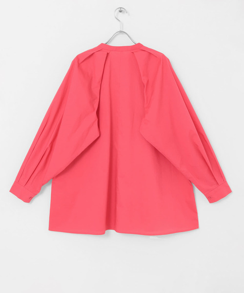 KBF（ケイビーエフ）の「タックショルダーシャツ（シャツ/ブラウス・レディース・ホワイト/ネイビー/カーキ/ピンク・ONE）」の10枚目の写真