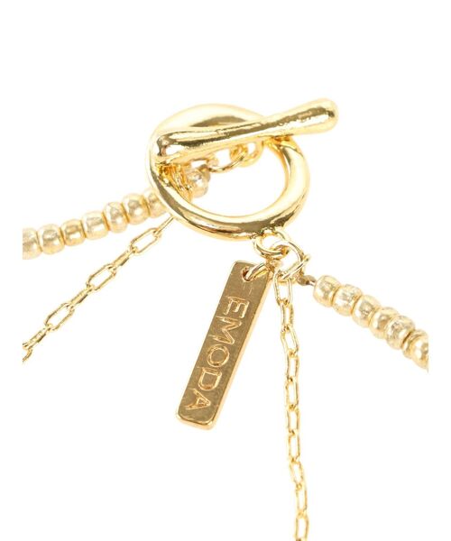 EMODA（エモダ）の「ダブルビーズネックレス（ネックレス・レディース・シルバー/ゴールド・FREE）」の8枚目の写真