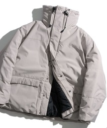 おしゃれスタ（オシャレスタ）の「ポリストレッチボリュームネック中綿ジャケット(IR) レディース メンズ（その他アウター）」