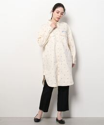 AVIREX | WHOLE PATTERN TUNIC DENIM SHIRT/ 総柄チュニックデニムシャツ(シャツ/ブラウス)