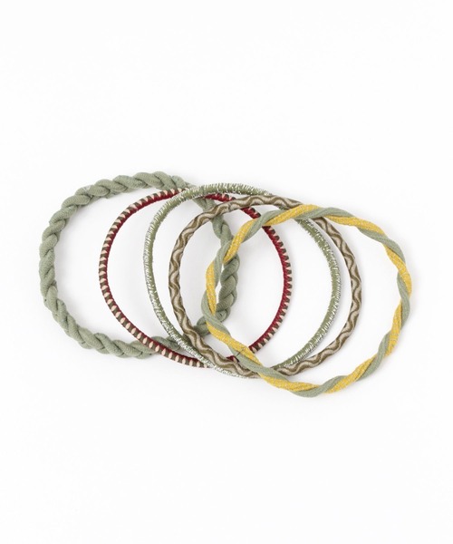 LEPSIM（レプシィム）の「【静電気対策に】ヘアゴム　259310（ヘアゴム・レディース・ベージュ/モカ/グリーン/グレー・ONE SIZE）」の4枚目の写真