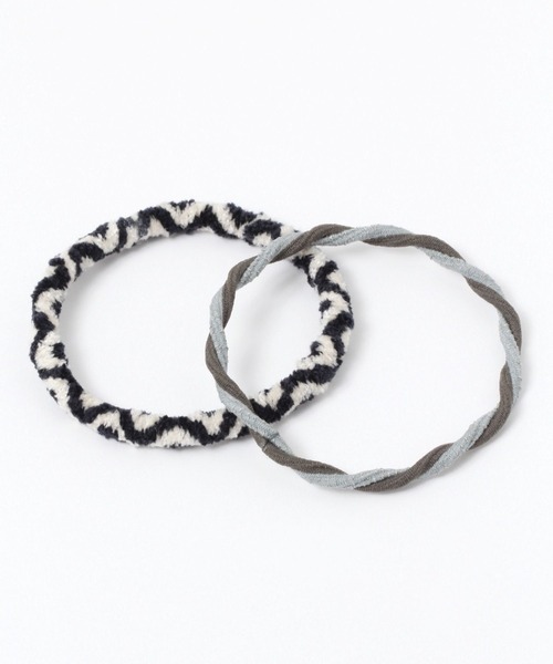 LEPSIM（レプシィム）の「【静電気対策に】ヘアゴム　259310（ヘアゴム・レディース・ベージュ/モカ/グリーン/グレー・ONE SIZE）」の5枚目の写真